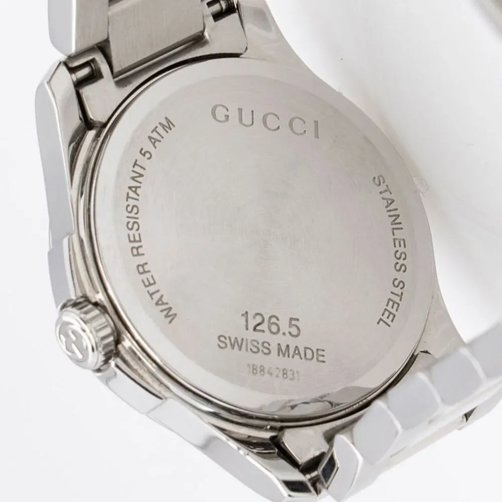 Gucci Stainless Steel Diamante G Timeless Watch